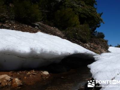 El Puerto del Reventón - San Ildefonso - Rascafria; mochilas portabebes senderismo